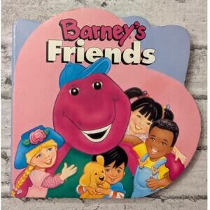 Vtg Board Book-Barney's Friends by Margie Larsen